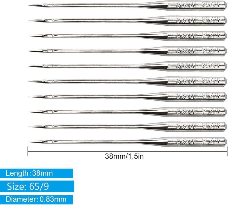 APACALI 50 PCS Embroidery Sewing Needles for Brother Machine Needles Size 65/9 130/705H HAx1Sewing Needles for Brother Sewing Machine - Image 2